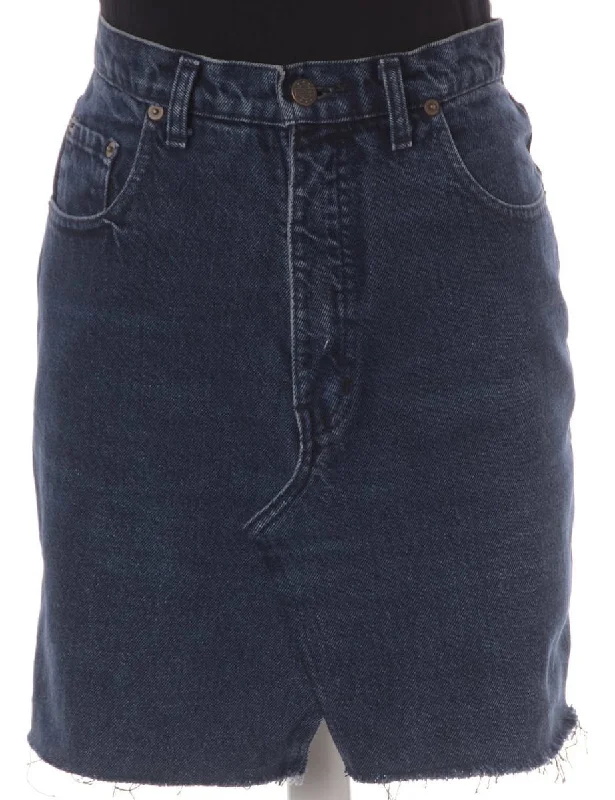 Label Jess Denim Mini Skirt lace skirt delicate