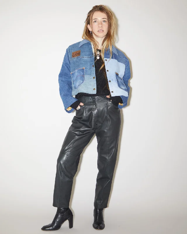 Rokit Originals Lexi Rework Jacket - Lee Satin Fabric Silk Fabric Chiffon Fabric