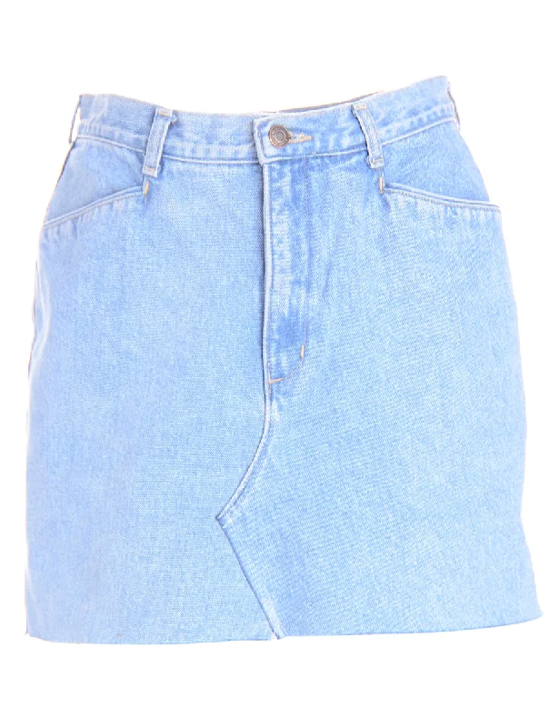 Label Jess Denim Mini Skirt denim skirt casual